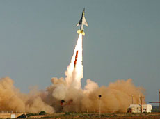 2005年に行われた小型超音速実験機の飛行実験