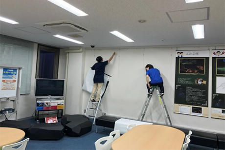 JAXA展示館に寄附イメージ画像