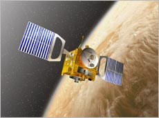 欧州の金星探査機「ビーナス・エクスプレス」(提供:ESA)