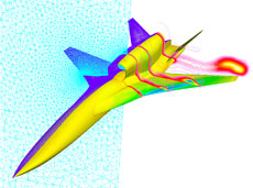 CFD解析による機体の性能評価