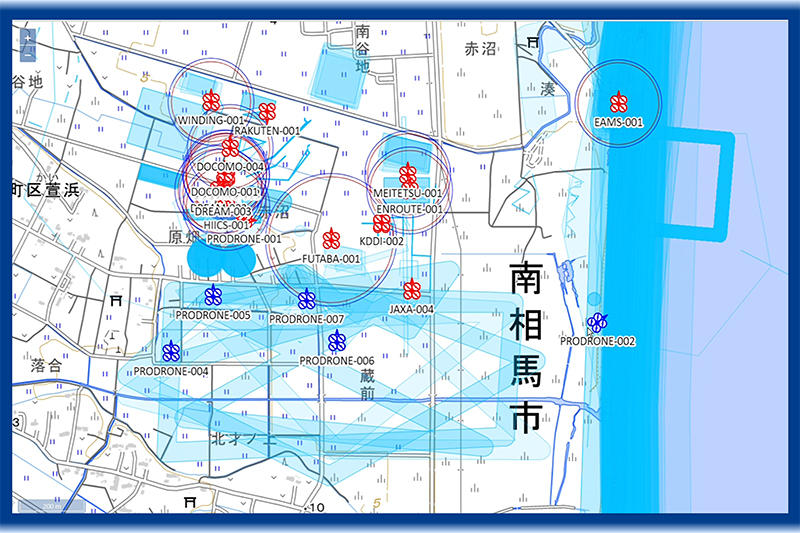 図4 飛行状況管理画面