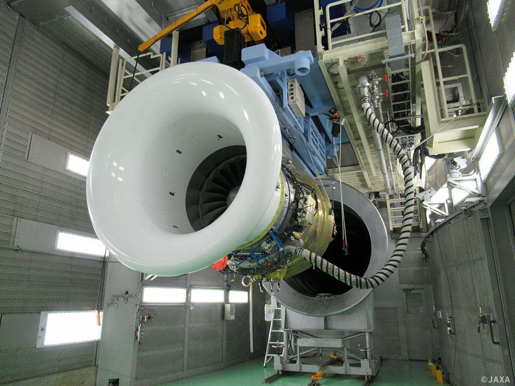 JAXA調布航空宇宙センターの地上エンジン運転試験設備に導入されたF7-10エンジン