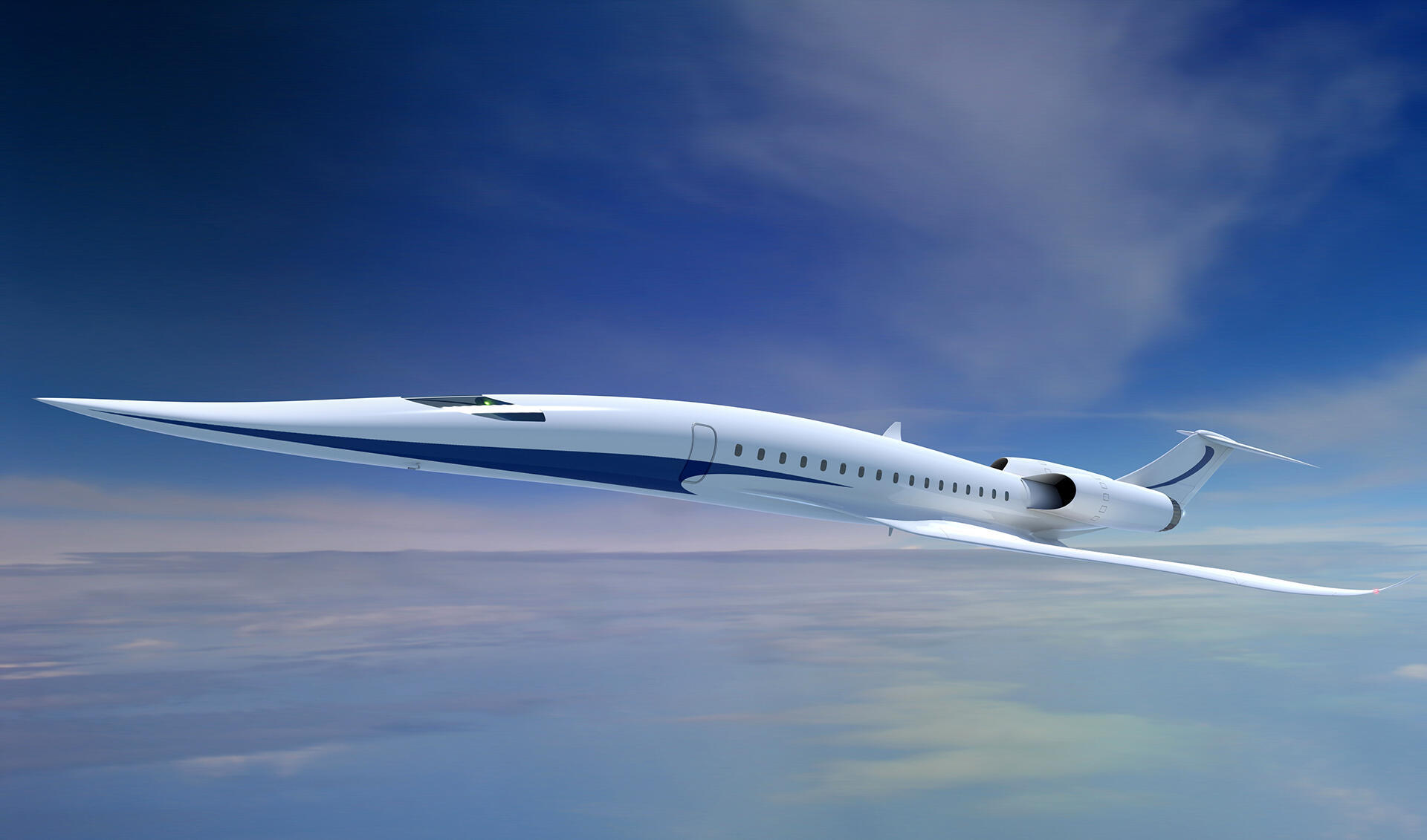 超音速機旅客機のイメージ©JAXA