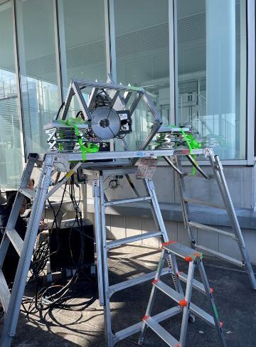 光データ中継衛星に搭載している光衛星間通信機器光学部