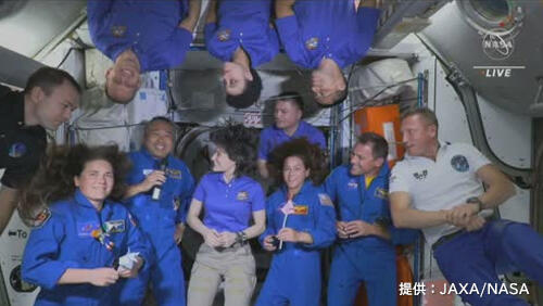 若田光一宇宙飛行士が国際宇宙ステーション長期滞在を開始