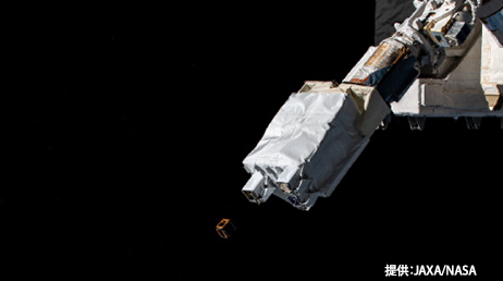 JAXAと国連宇宙部との連携協力(KiboCUBE)に基づく
第3回選定のインドネシア衛星(インドネシア共和国スーリヤ大学(Surya University)の超小型衛星(衛星名:Surya Satellite-1 (SS-1))を「きぼう」から放出