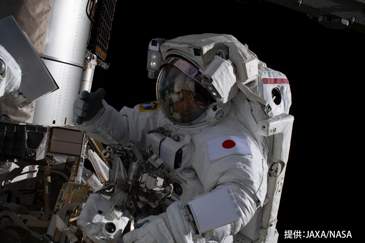 国際宇宙ステーション第68/69次長期滞在クルー若田光一宇宙飛行士が自身初となる船外活動を実施