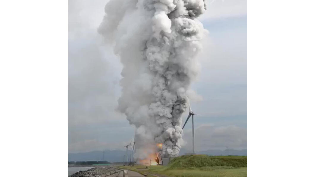 イプシロンSロケット第2段モータ地上燃焼試験で燃焼異常が発生