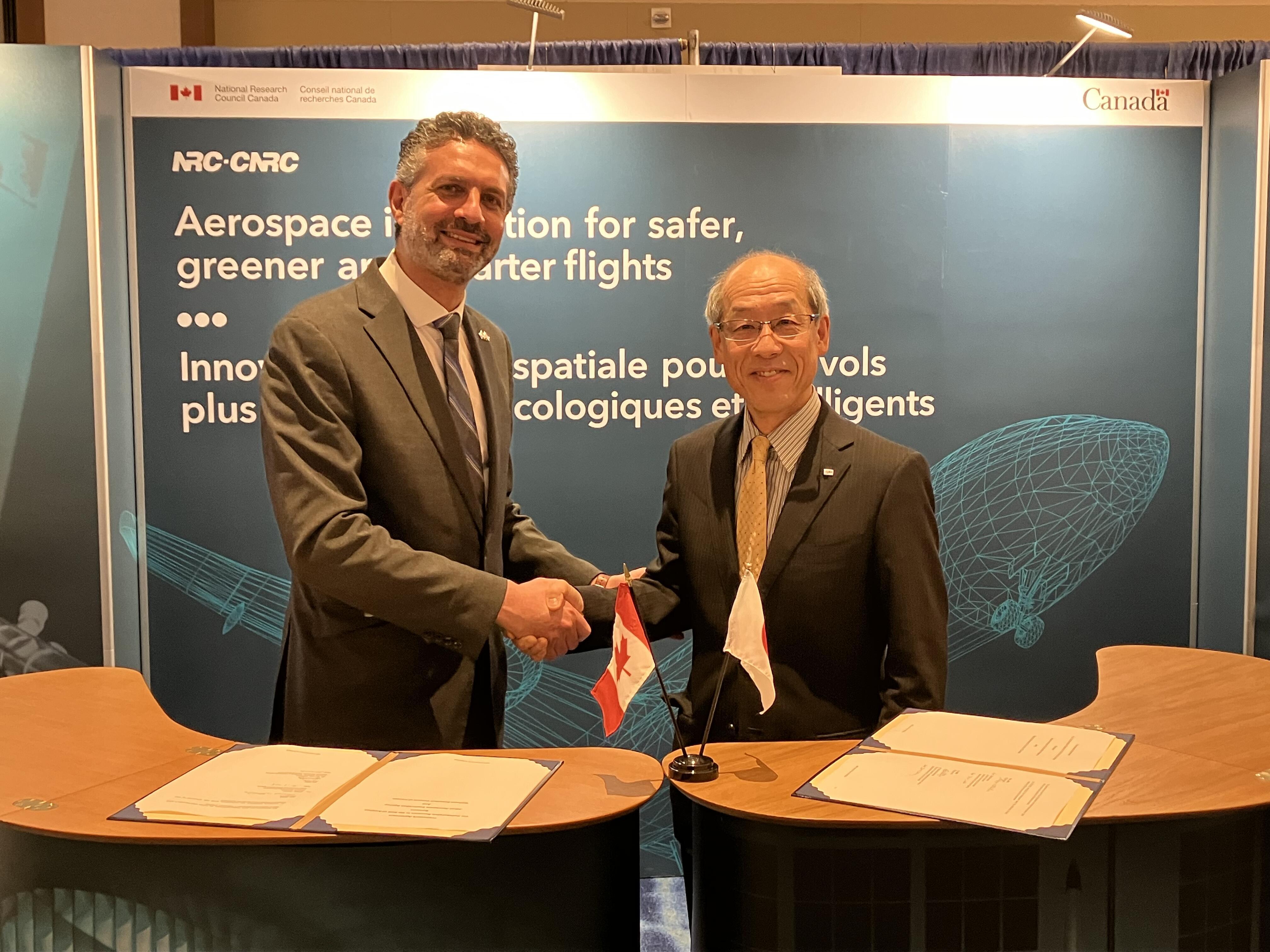 JAXAとカナダ国立研究評議会間の航空分野における協力協定の締結