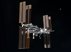 国際宇宙ステーション（提供：JAXA/NASA）