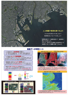 JAXAの地球観測衛星の画像を利用した教材