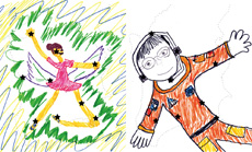 種子島の子どもが描いた星座