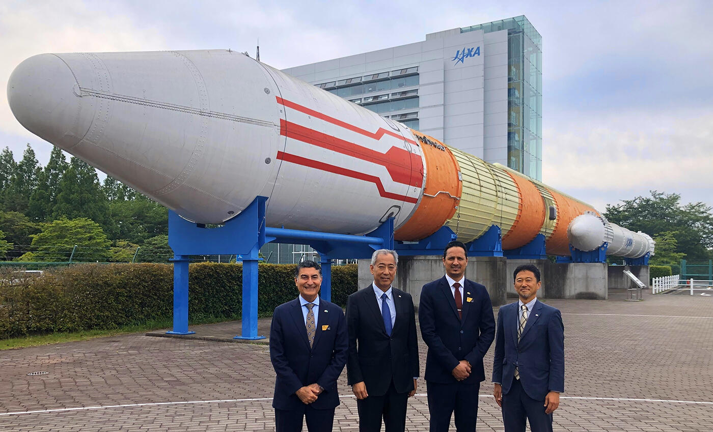 駐日サウジアラビア王国大使ガーズィー・ファイサル・ザイード・ビンザグル閣下 / 筑波宇宙センター