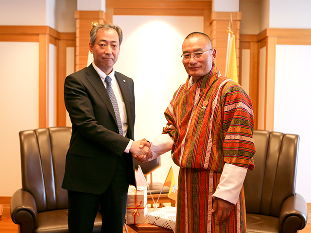 JAXA理事長とブータン王国首相による会談実施のお知らせ
