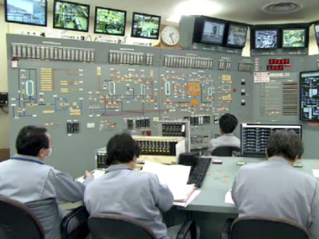 LE-9エンジン用ターボポンプ単体試験の様子