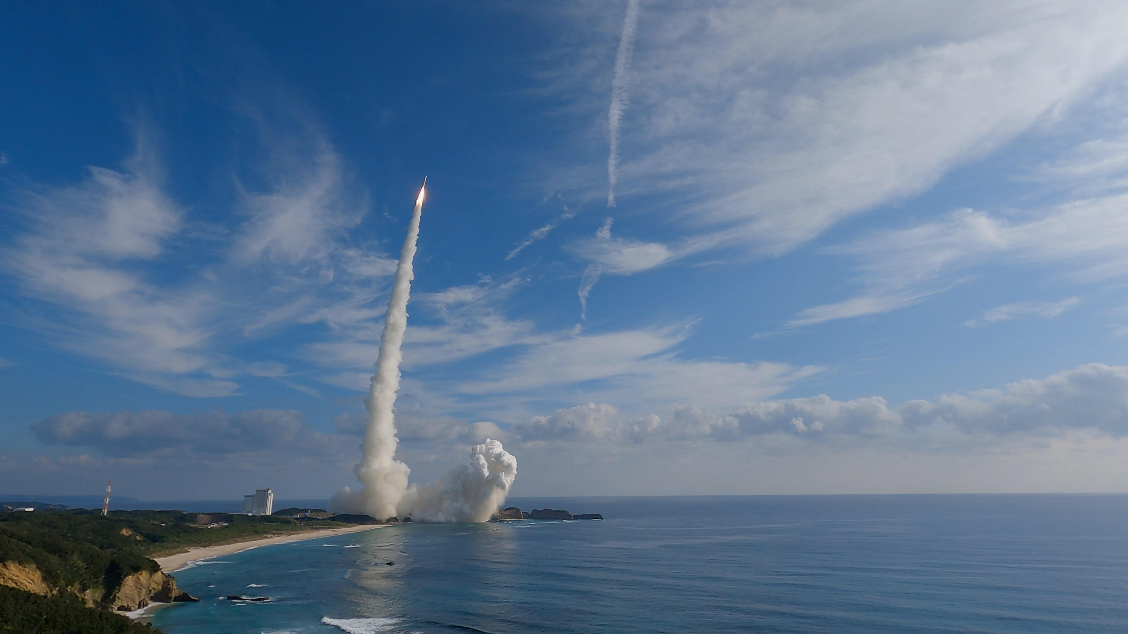 種子島宇宙センターから打上げられたH3ロケット試験機2号機