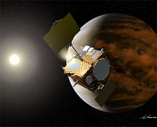 「あかつき」2015年12月7日に金星周回軌道へ再投入