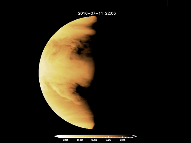 金星大気に未知のジェット気流を発見