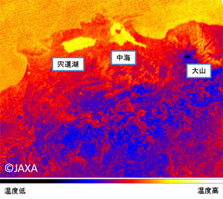 「だいち2号」搭載 地球観測用小型赤外カメラの初画像
