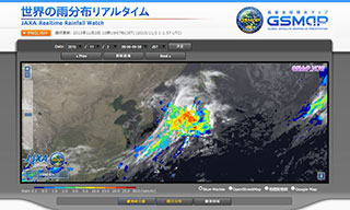 「JAXA世界の雨分布リアルタイム」を公開!