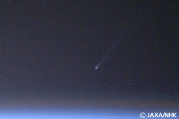 世界初、アイソン彗星を若田飛行士が宇宙から4K動画で撮影！