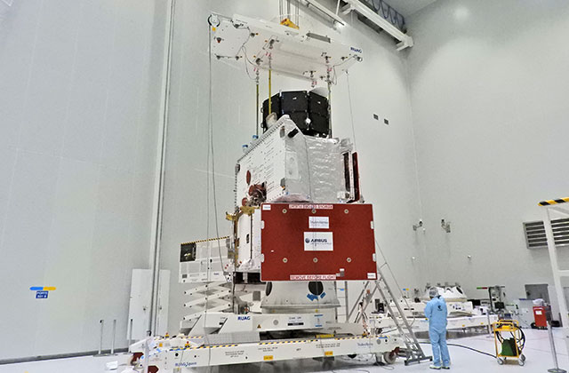 BepiColombo計画の2機の水星探査機が最終状態に結合されました